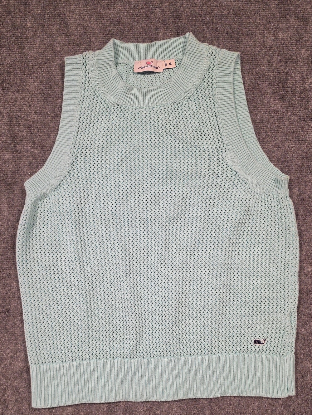 Vineyard Vines Womens Knit Crewneck Sweater Vest EUC Medium
